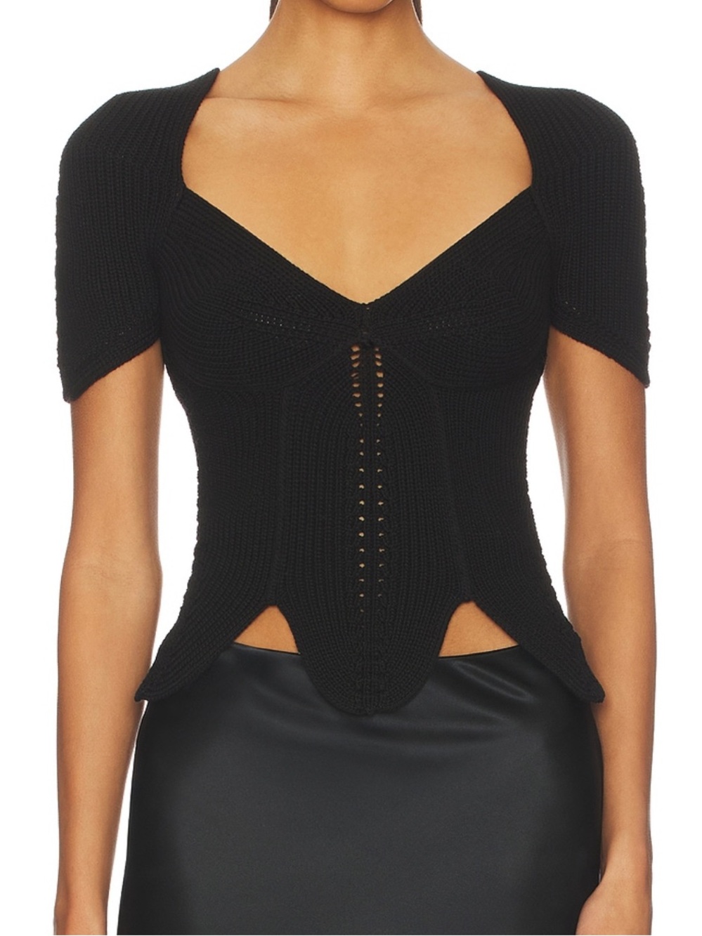 Cult Gaia Eliza Top Black NWT 🖤